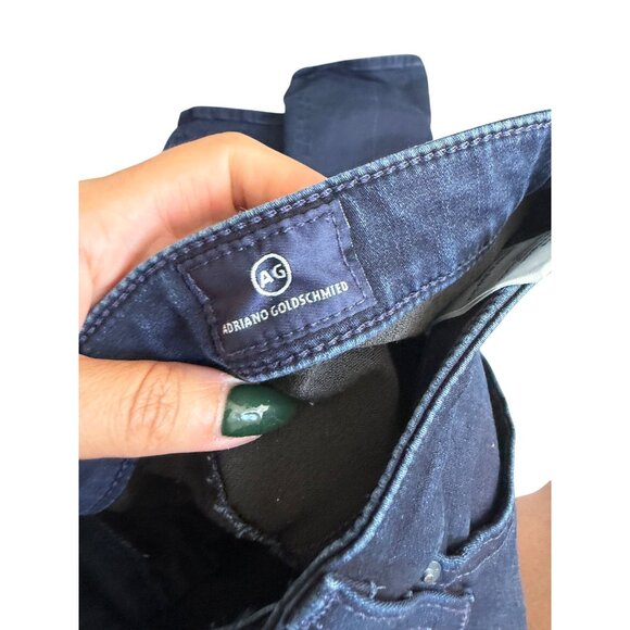 ADRIANO GOLDSCMIED The Stacy Midrise Straight Dark Wash Jeans Size 26R - Picture 7 of 8